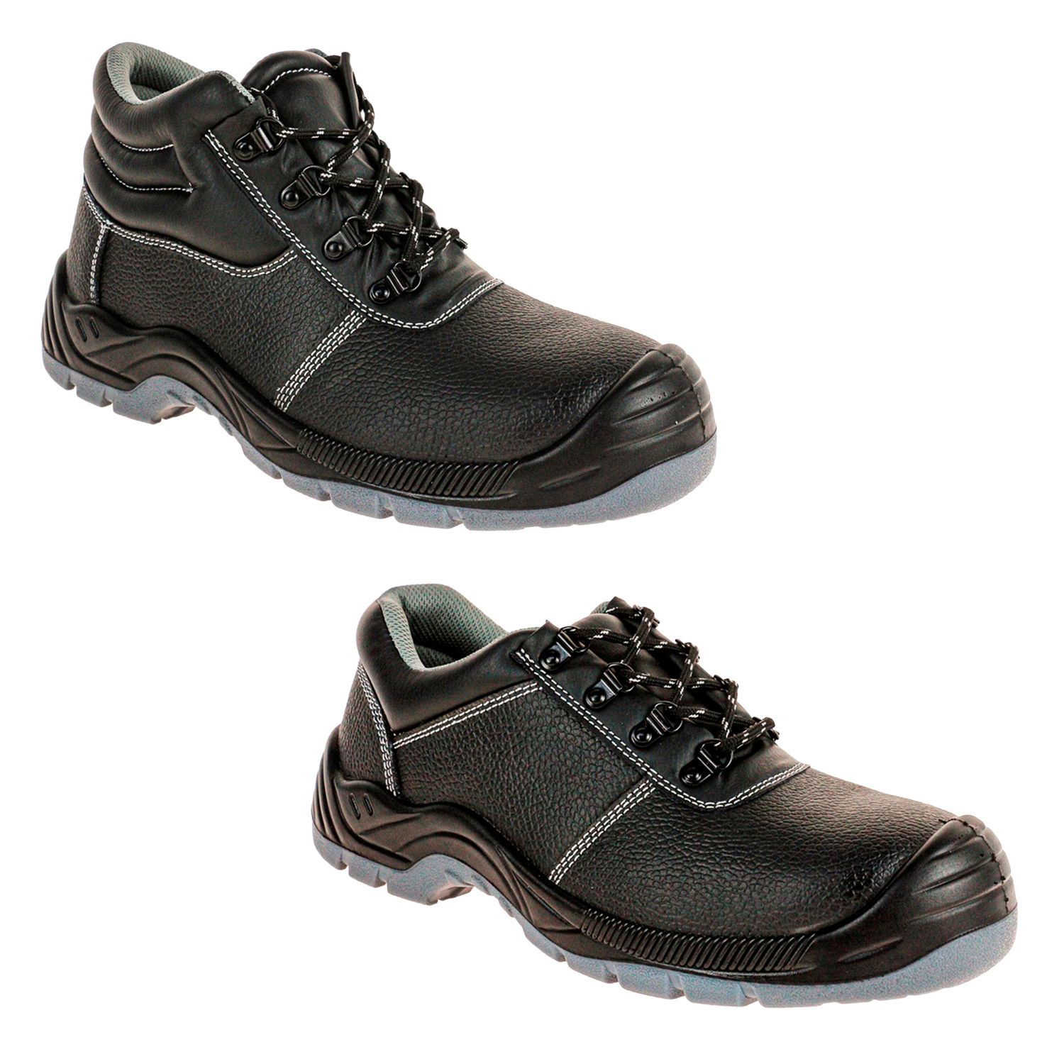 Herren Leder Sicherheitsschuhe und Stiefel S3
